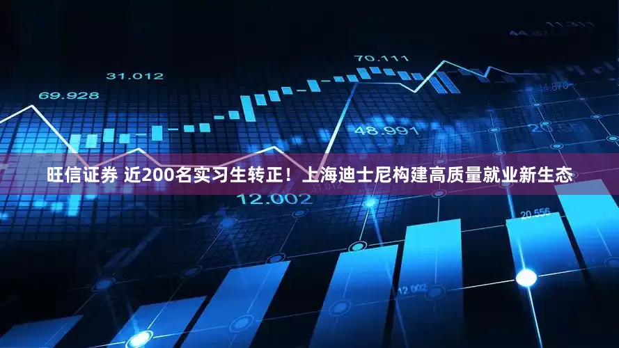 旺信证券 近200名实习生转正！上海迪士尼构建高质量就业新生态